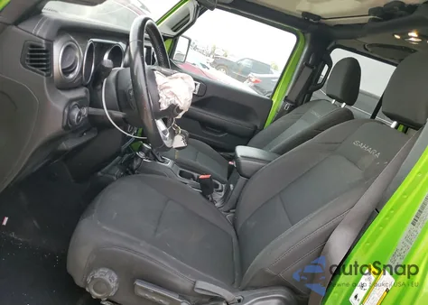 2020 Jeep Wrangler Unlimited Sahara from USA, damaged, VIN 1C4HJXEN6LW148149